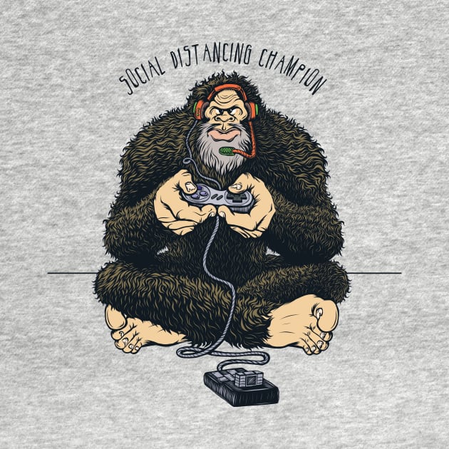 Bigfoot Social Distancing Champion by stayfrostybro